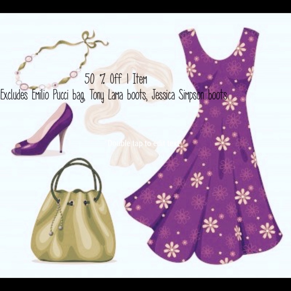 50% off any single item.