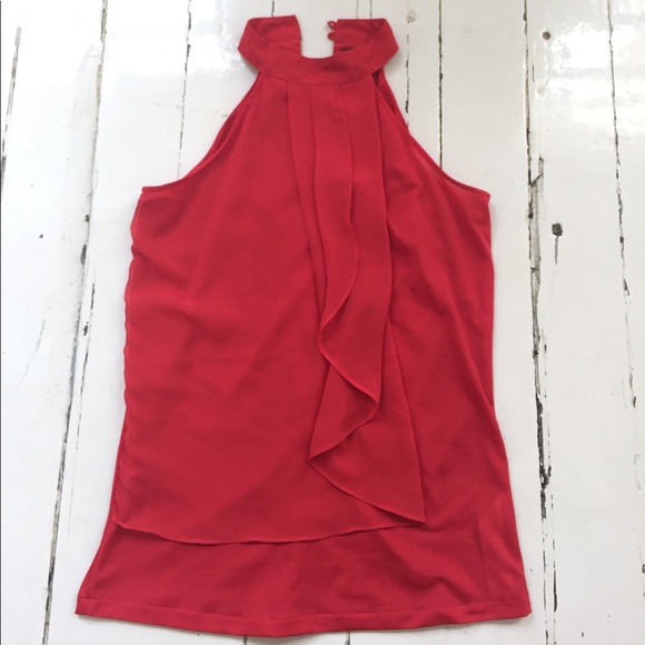 Zara | Tops | Zara Halter Top Red Size Medium | Poshmark