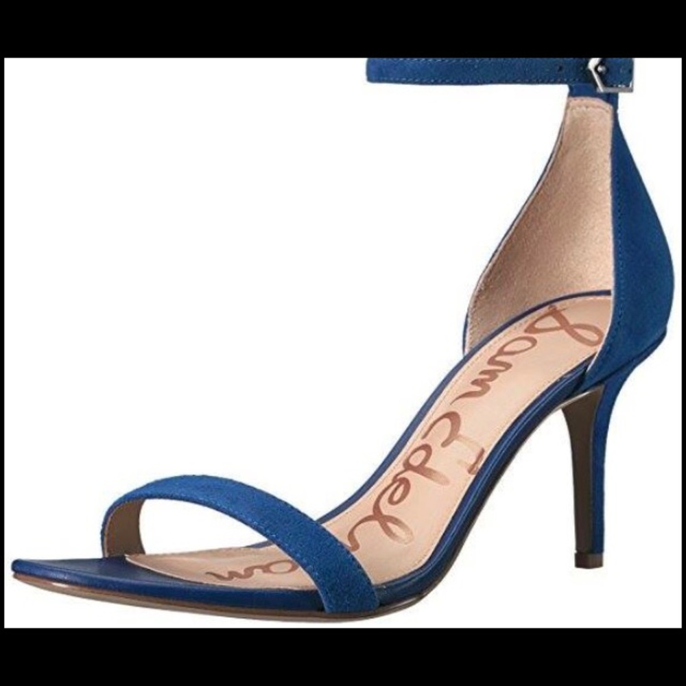 Sam Edelman blue suede pumps