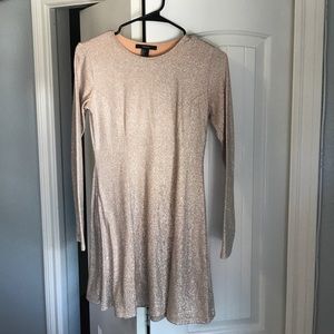 Forever 21 rose gold dress