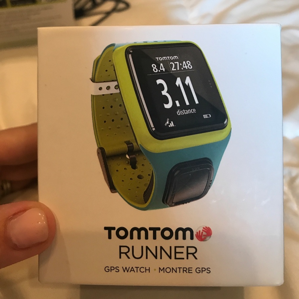 Limited edition TomTom runner GPS watch-like new.