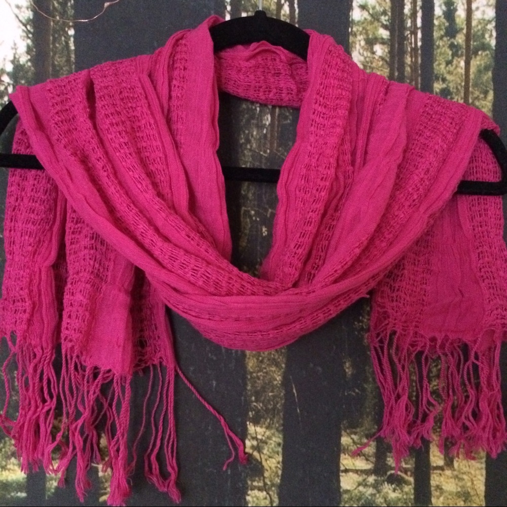 Hot Pink Scarf