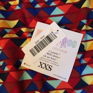 Lularoe Irma BNWT geometric print size Xxs