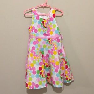 Bonnie jean 4t colorful dots dress