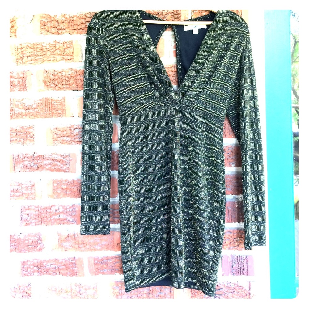 Ya Los Angeles shimmer cocktail dress