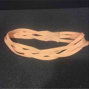 Soft pink cross headband