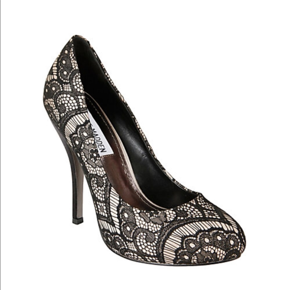 SOLD BNWOB Steve Madden lace pumps - Picture 2 of 4