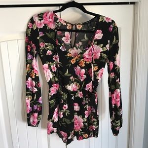 Forever 21 Floral Romper