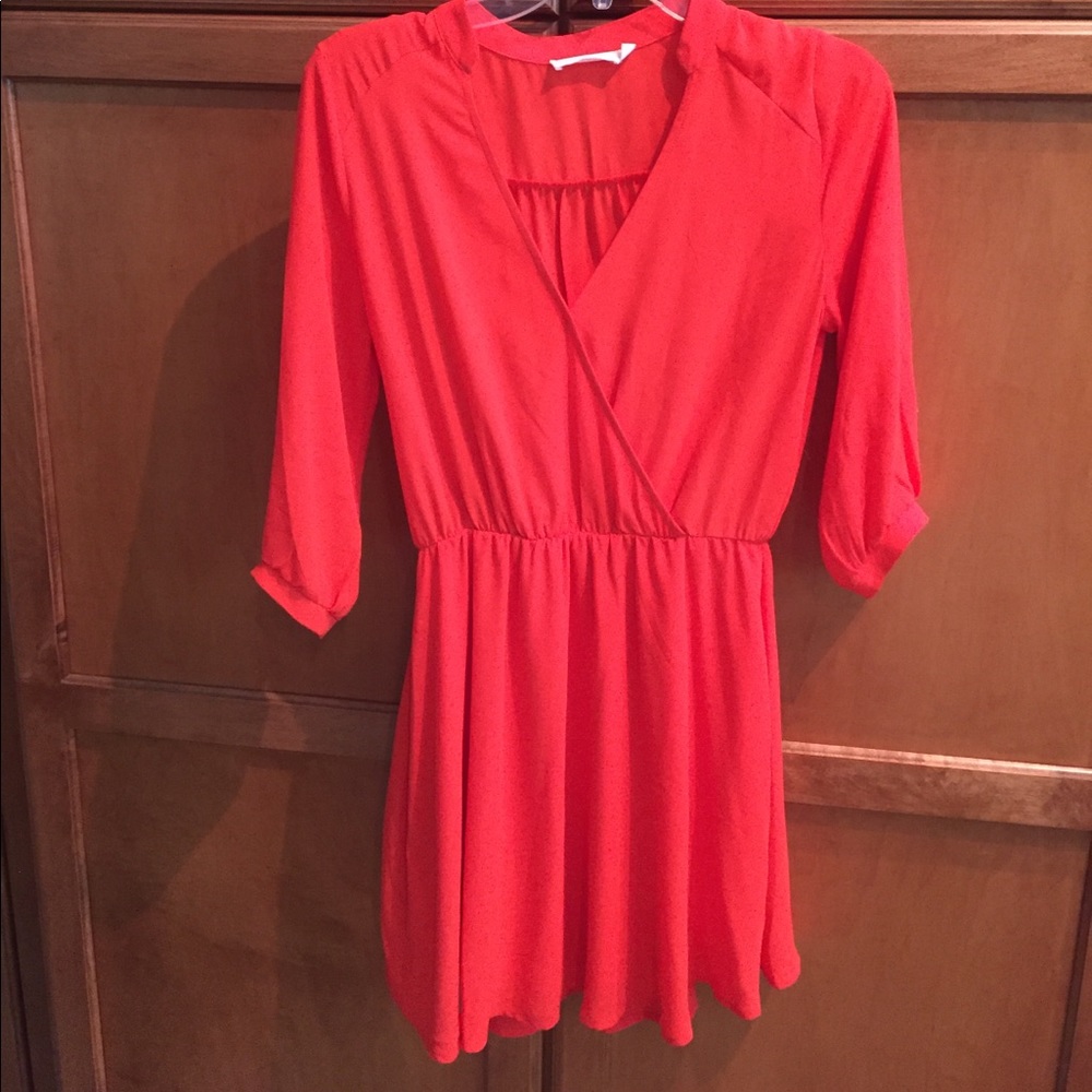 Spring or Fall Orange Dress
