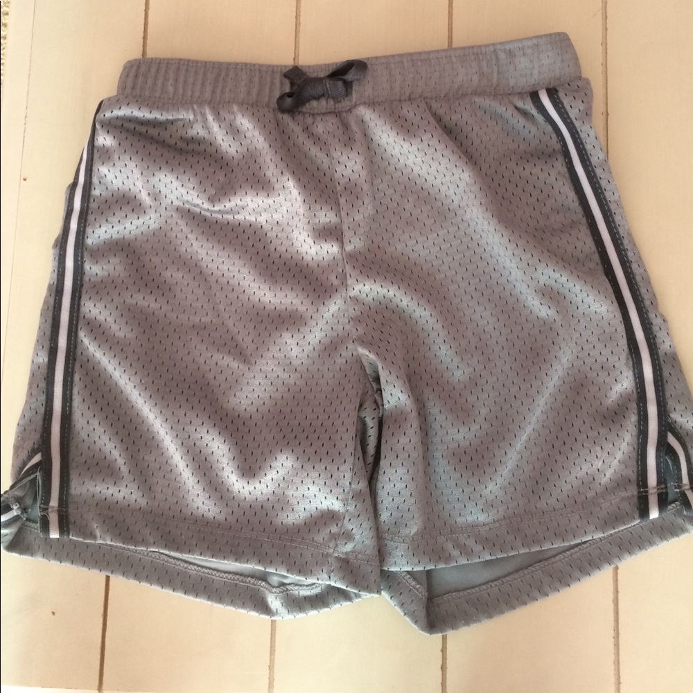 Grey athletic shorts