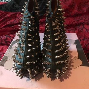 Black Jefferey Campbell platform shoes