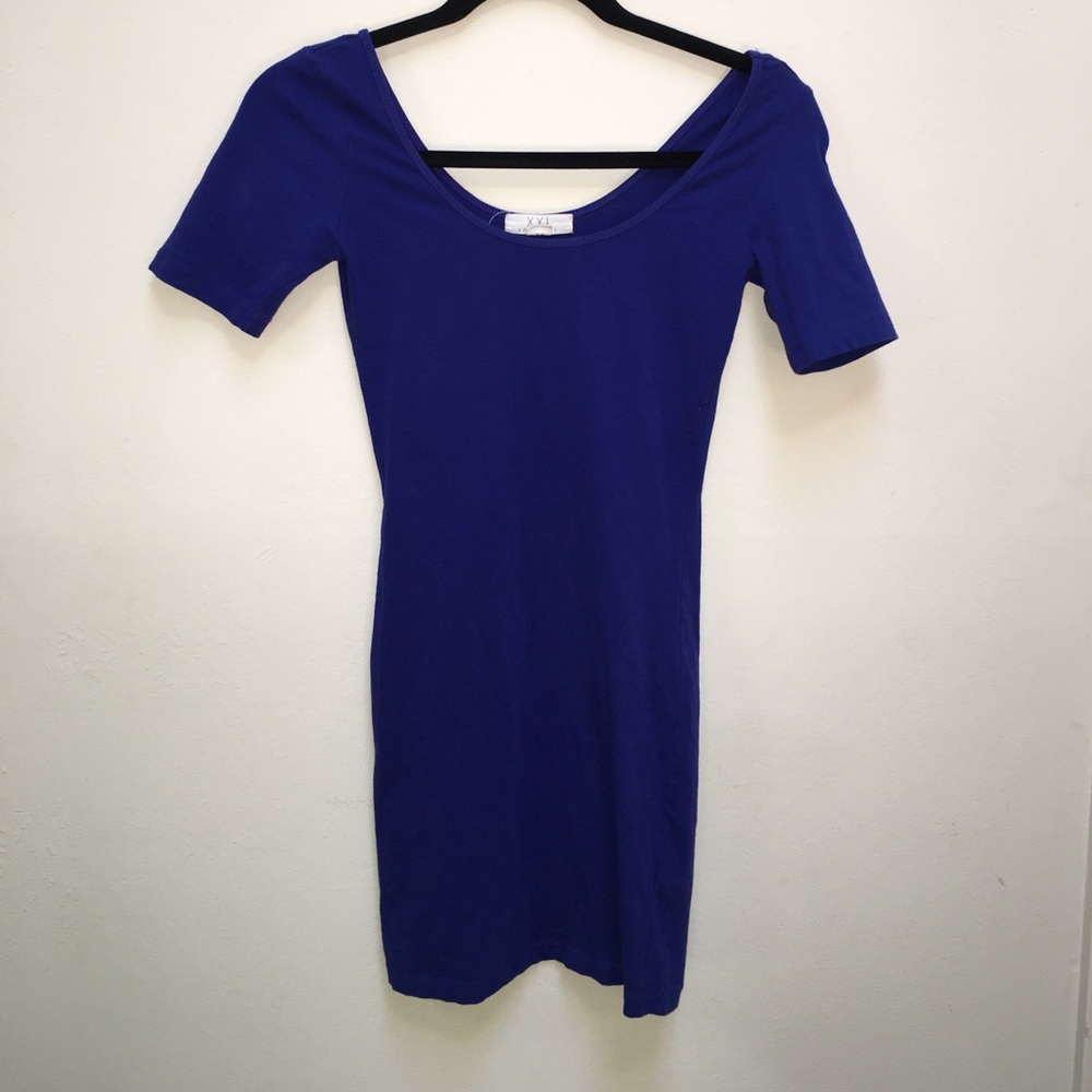 Dark blue tight dress
