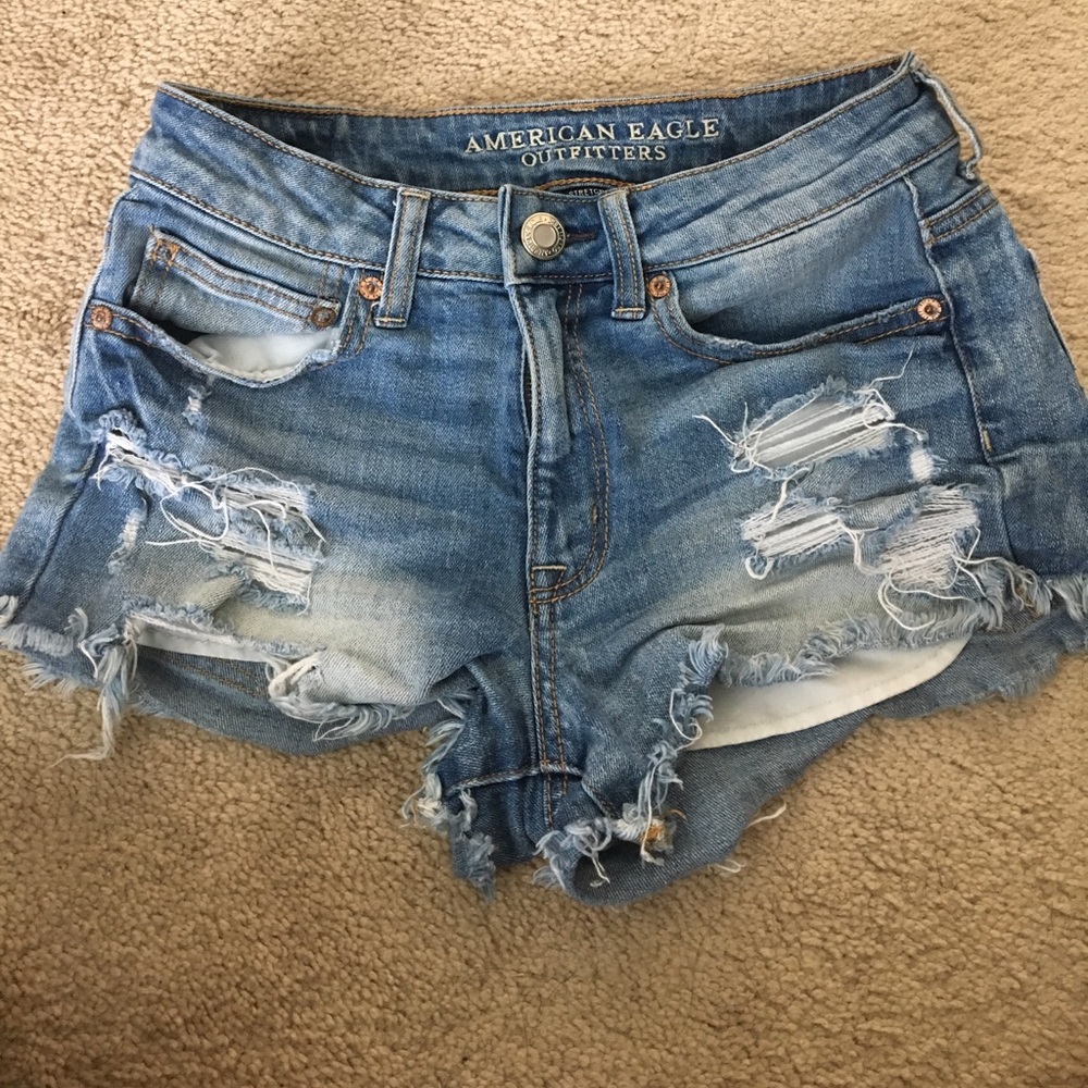 American Eagle Hi-Rise Festival Shorts