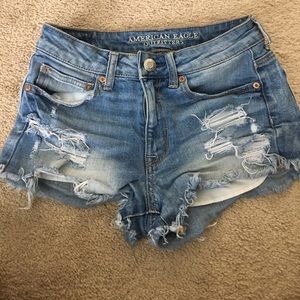 American Eagle Hi-Rise Festival Shorts