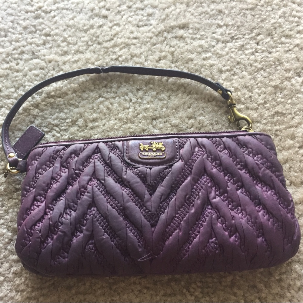 Coach wristlet/ wallet, Orig. $220. Fabric