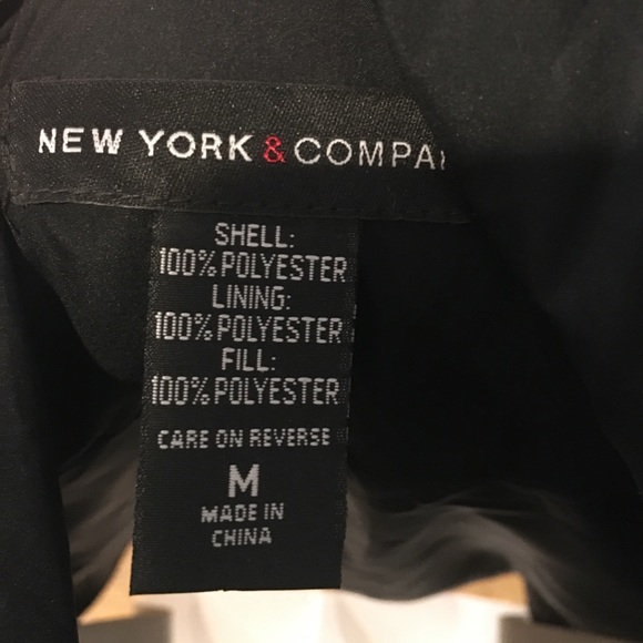 New York & Company black quilted vest - Picture 4 of 4