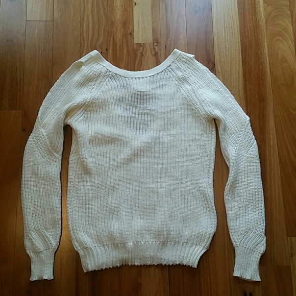 !SOLD!GLAMOROUS COLD SHOULDER OPEN SWEATER - Picture 4 of 8