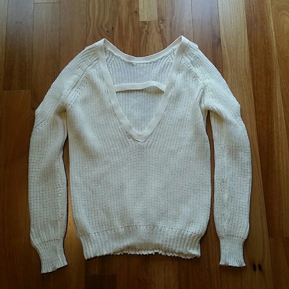 !SOLD!GLAMOROUS COLD SHOULDER OPEN SWEATER - Picture 8 of 8