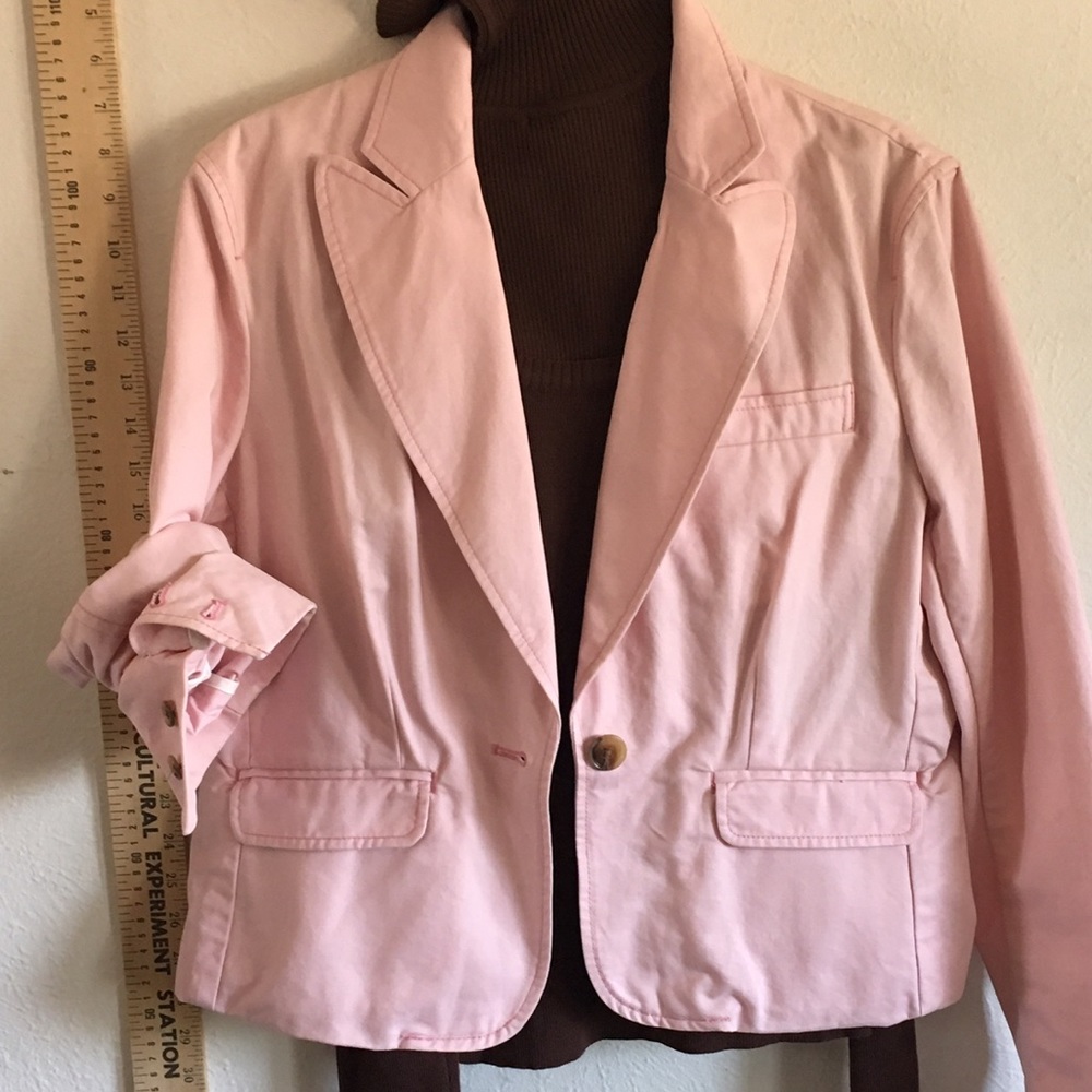 Ralph Lauren brushed cotton pink jacket brown