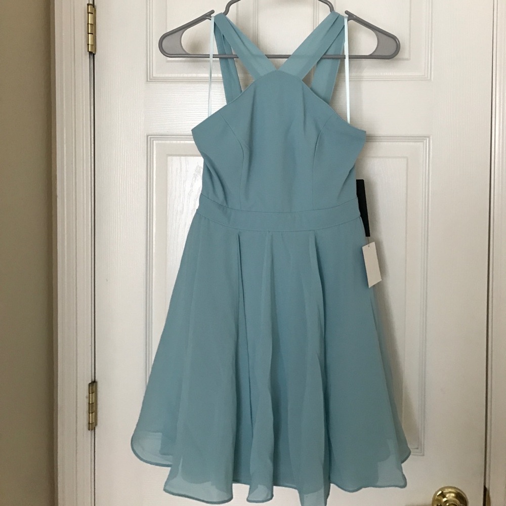 Lulus forevermore turquoise skater dress