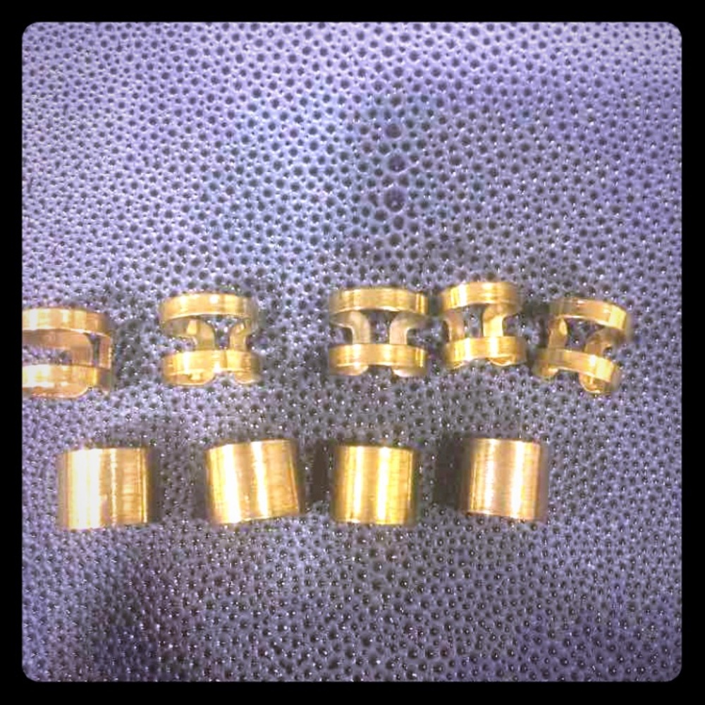 Gold multi layer rings