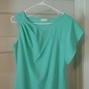 Calvin Klein asymmetrical size 10 dress