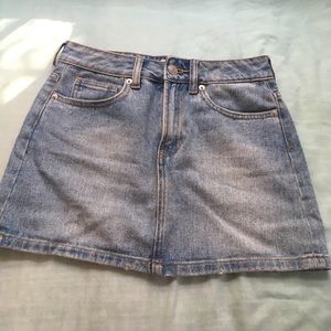 brandy melville denim miniskirt