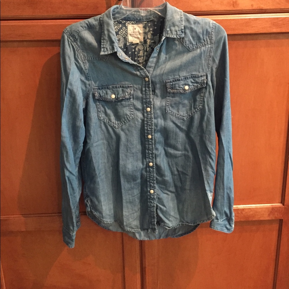Denim Button up!