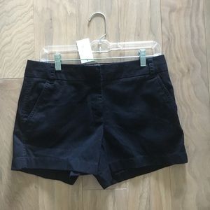 NWT J. Crew 4-Inch Chino Summer Shorts (Size 6)