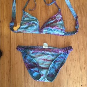 Lucky tie dye swimsuit