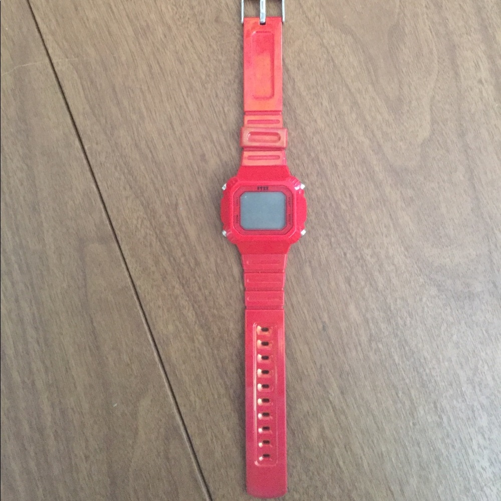 Red Digital Watch
