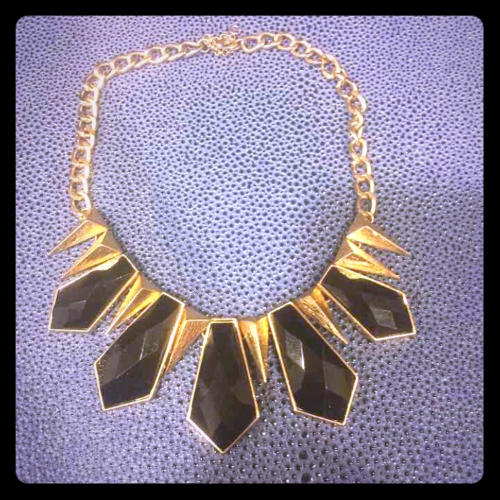 Black and gold necklace