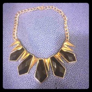 Black and gold necklace
