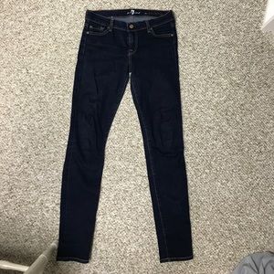 7 for all mankind "the skinny" jeans