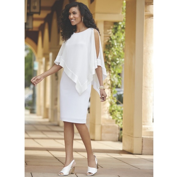 🆕 Mercedes sequin cape dress from midnight velvet - Picture 2 of 3