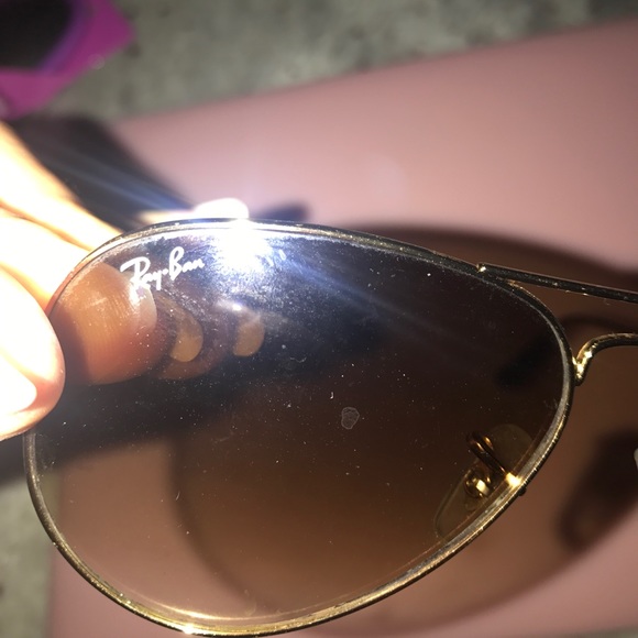 Authentic ray ban aviators with case main image 2