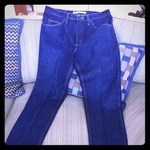 Starched Lee jeans with boot cut
