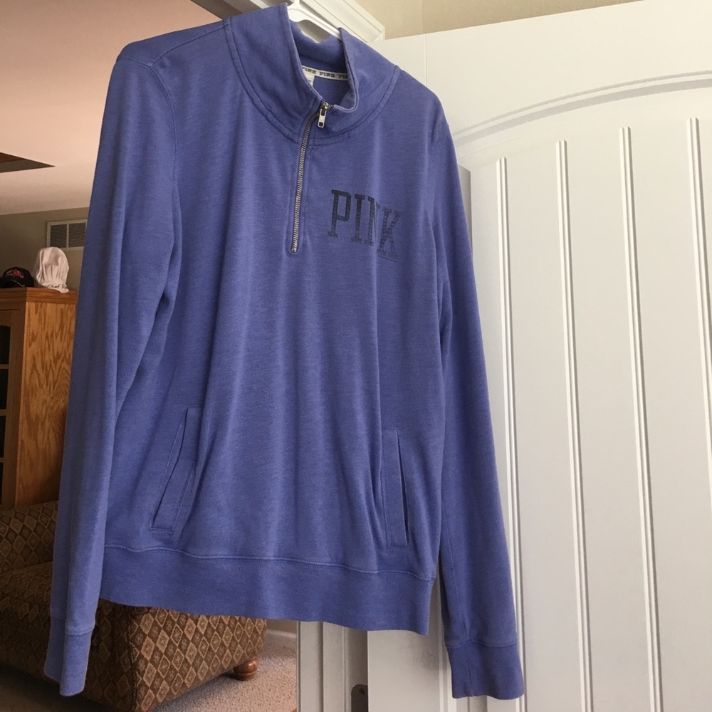 VS Pink Quarter Zip Sweatshirt