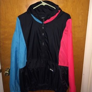 Tri colored windbreaker/jacket