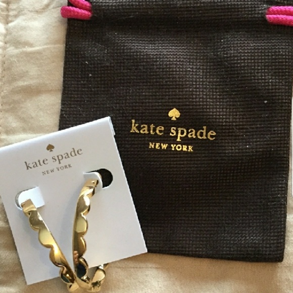 Kate Spade Gold Earrings - Picture 1 of 3