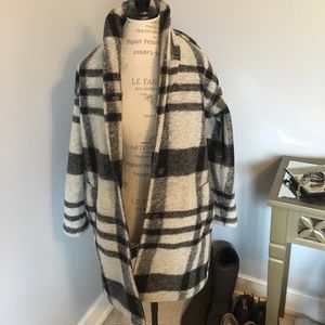 Madewell plaid Florence coat