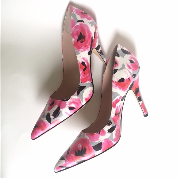 🛑 SOLD 🛑 🆕 KATE SPADE Licorice Floral Pumps - Picture 2 of 7