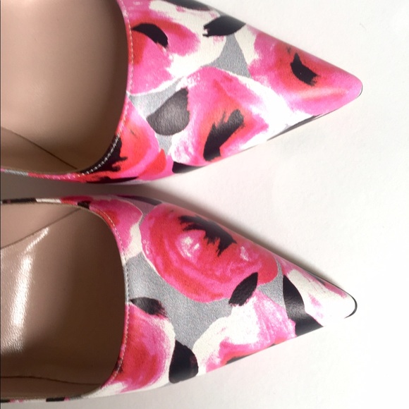 🛑 SOLD 🛑 🆕 KATE SPADE Licorice Floral Pumps - Picture 5 of 7