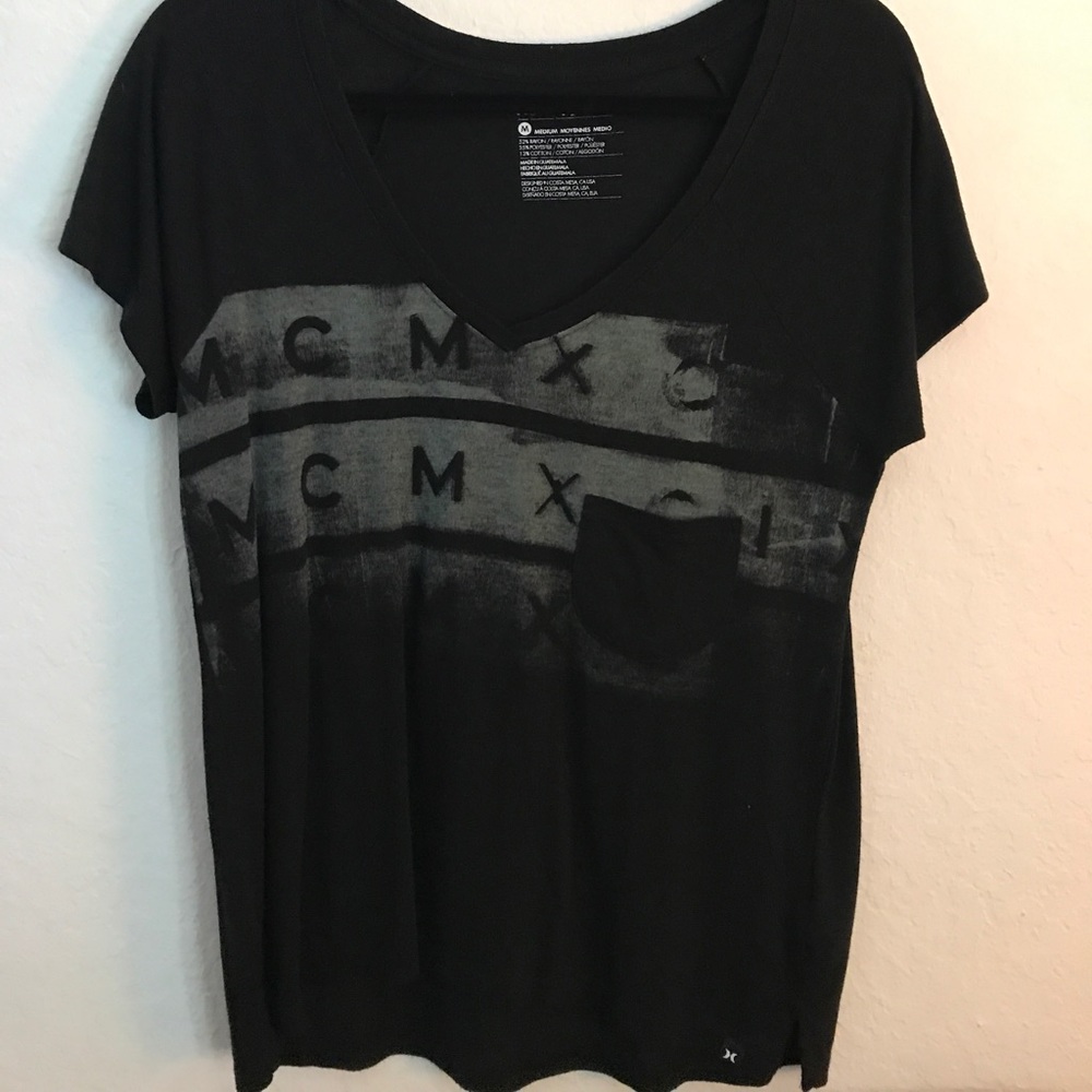Black Hurley casual T shirt