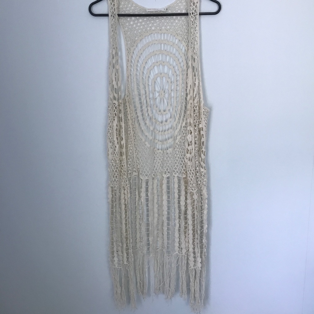 Crochet Fringe Vest