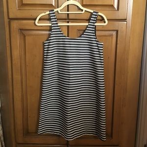 Madewell striped shift dress
