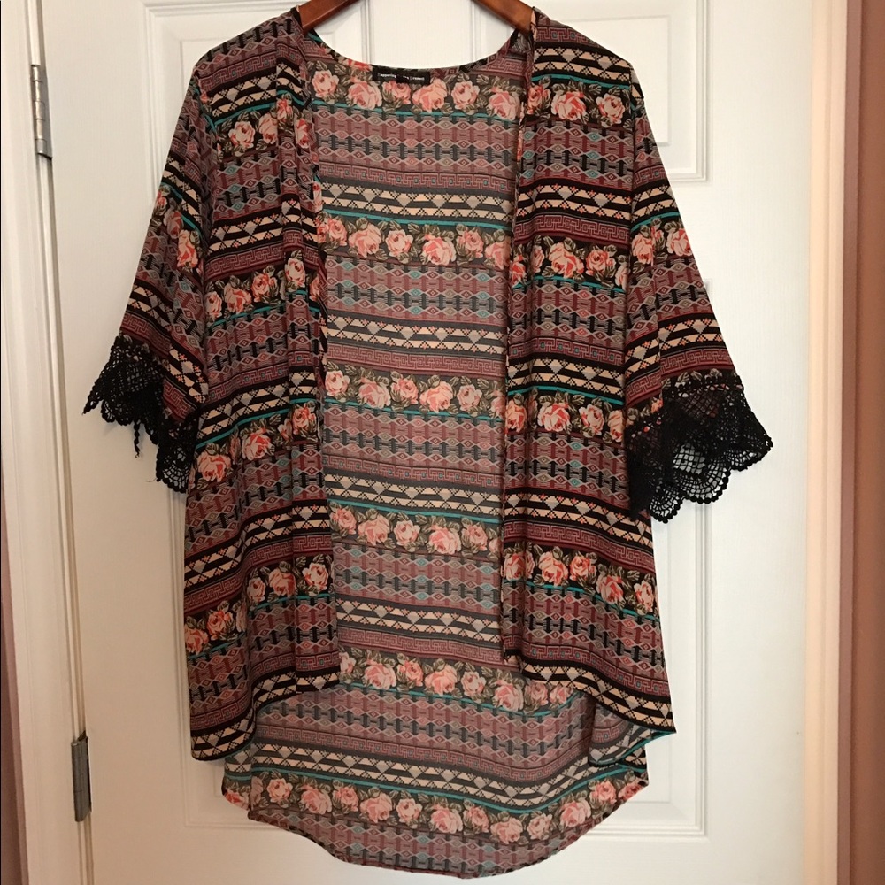 Cardigan Floral Print
