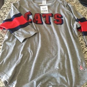 University of Arizona bling 3/4 sleeve