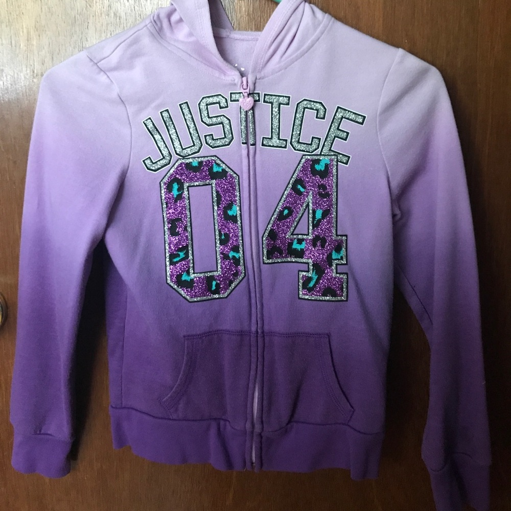 Cute justice zip up hoodie