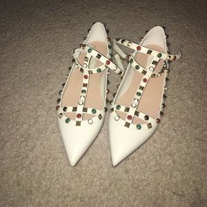 Beautiful Valentino rock stud flats